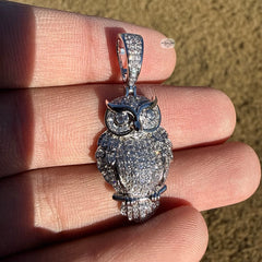 Owl Iced Pendant