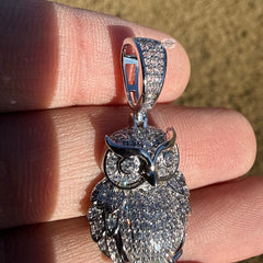 Owl Iced Pendant