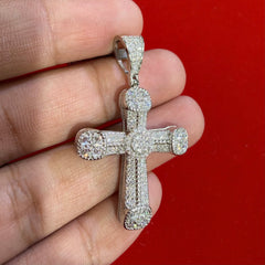 Moissanite Cross Pendant