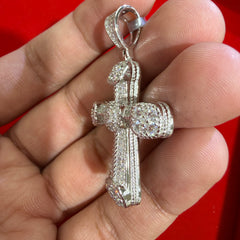 Moissanite Cross Pendant