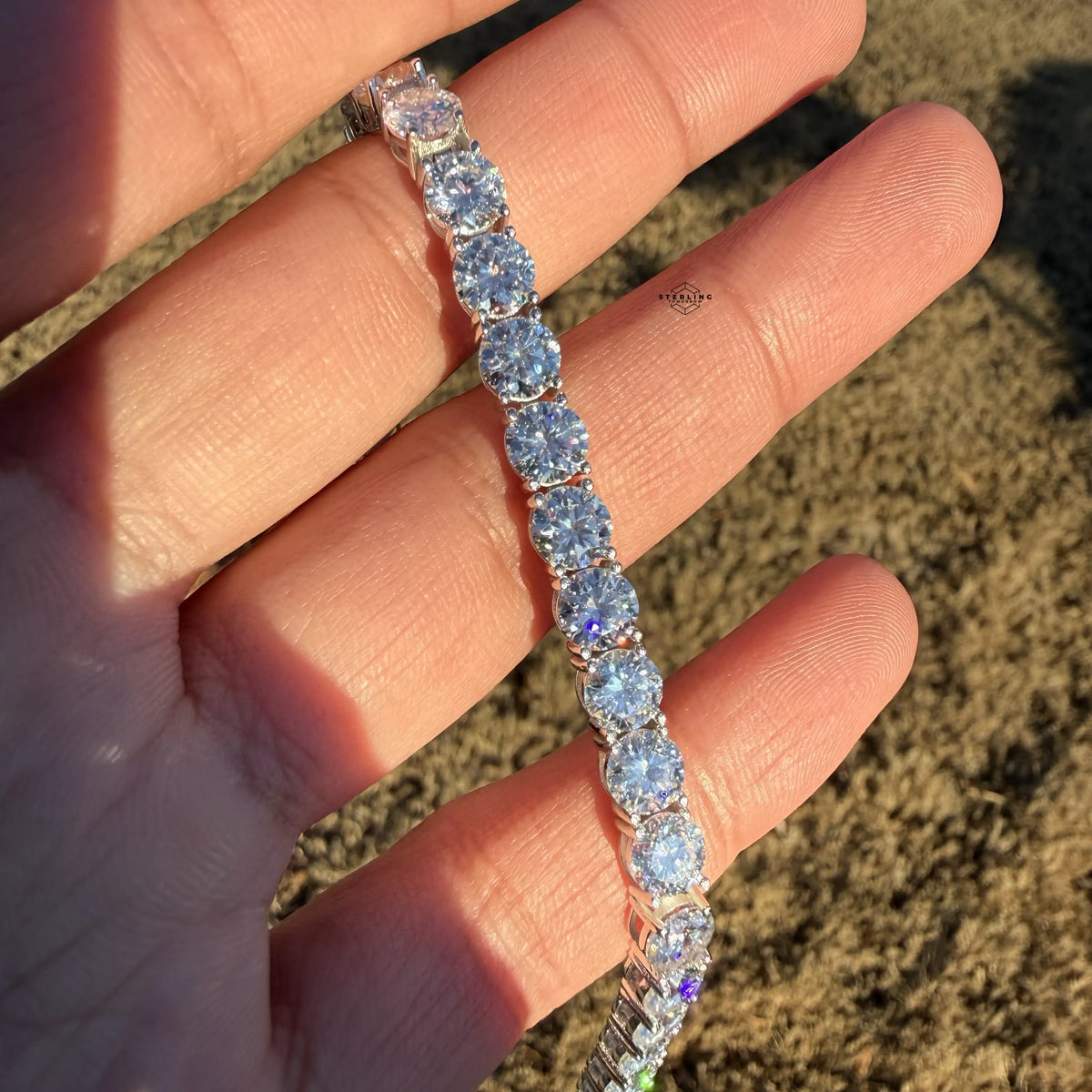 Moissanite 6mm Tennis Bracelet