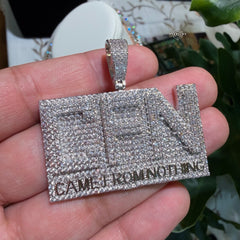CFN Came from Nothing Iced Out Pendant