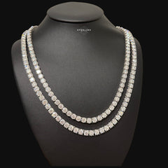 Moissanite 6mm Tennis Chain 925 Sterling Silver
