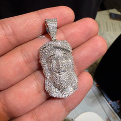 Moissanite Jesus Iced Out Pendant