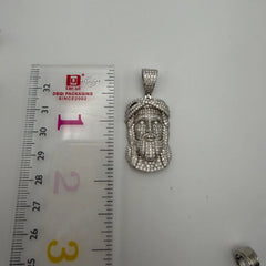 Moissanite Jesus Iced Out Pendant