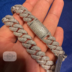12mm Moissanite Miami Cuban Chain