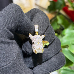 Moissanite Cartoon Mouse Pendant