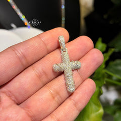 Moissanite Thorns Cross Pendant