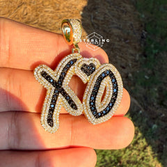 XO Gold Tone Pendant