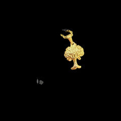 Gold Tree Pendant Necklace, Stainless Steel Necklace for Men Women, Tree Charm Pendant, 14K Gold Bonded Waterproof Necklace, Gift for Him Her
