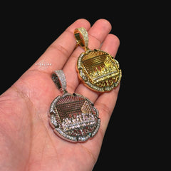14k Gold Plated Last Supper Pendant