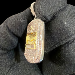 Iced Out Last Supper Dog Tag Pendant