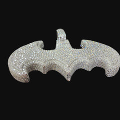 Moissanite Bat Pendant