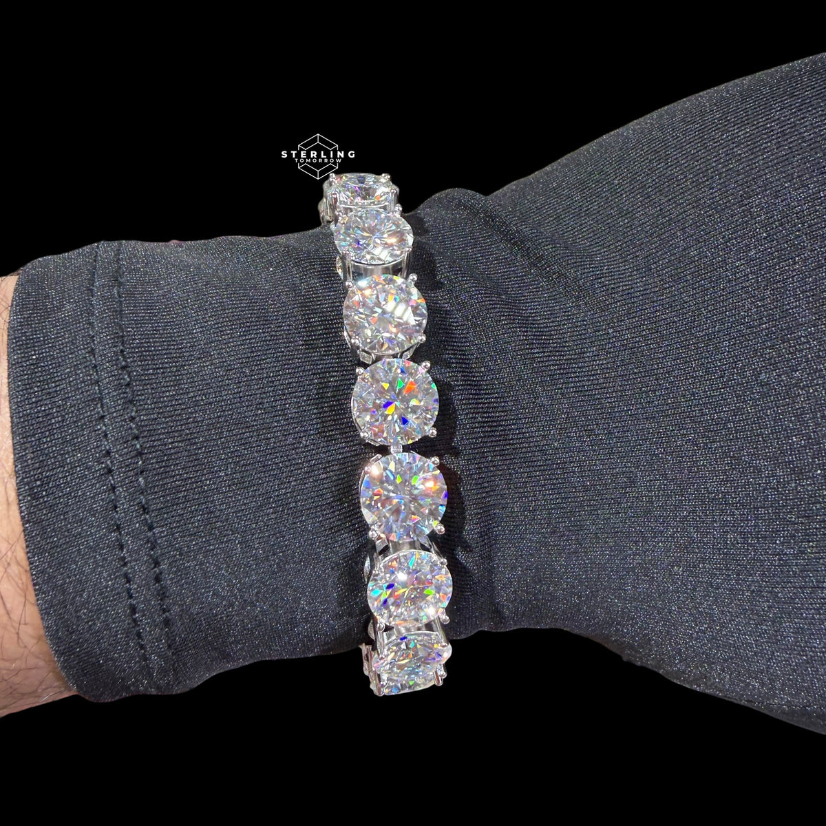 Moissanite 10mm Tennis Bracelet