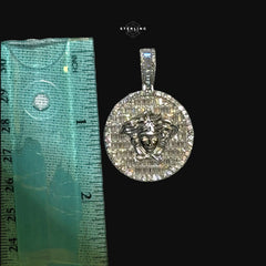 Moissanite Greek Goddess Pendant