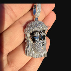 Moissanite Jesus Pendant