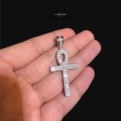 Moissanite Ankh Pendant