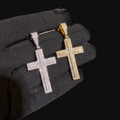 Moissanite Cross Pendant