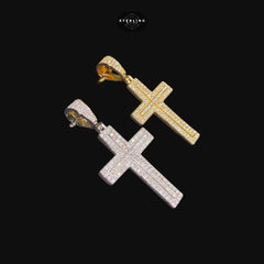 Moissanite Cross Pendant