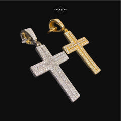 Moissanite Cross Pendant