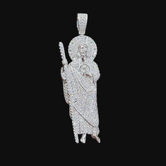 Moissanite Saint Jude Pendant