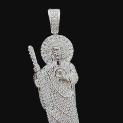 Moissanite Saint Jude Pendant