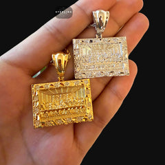 Nugget Diamond Cut Last Supper Pendant